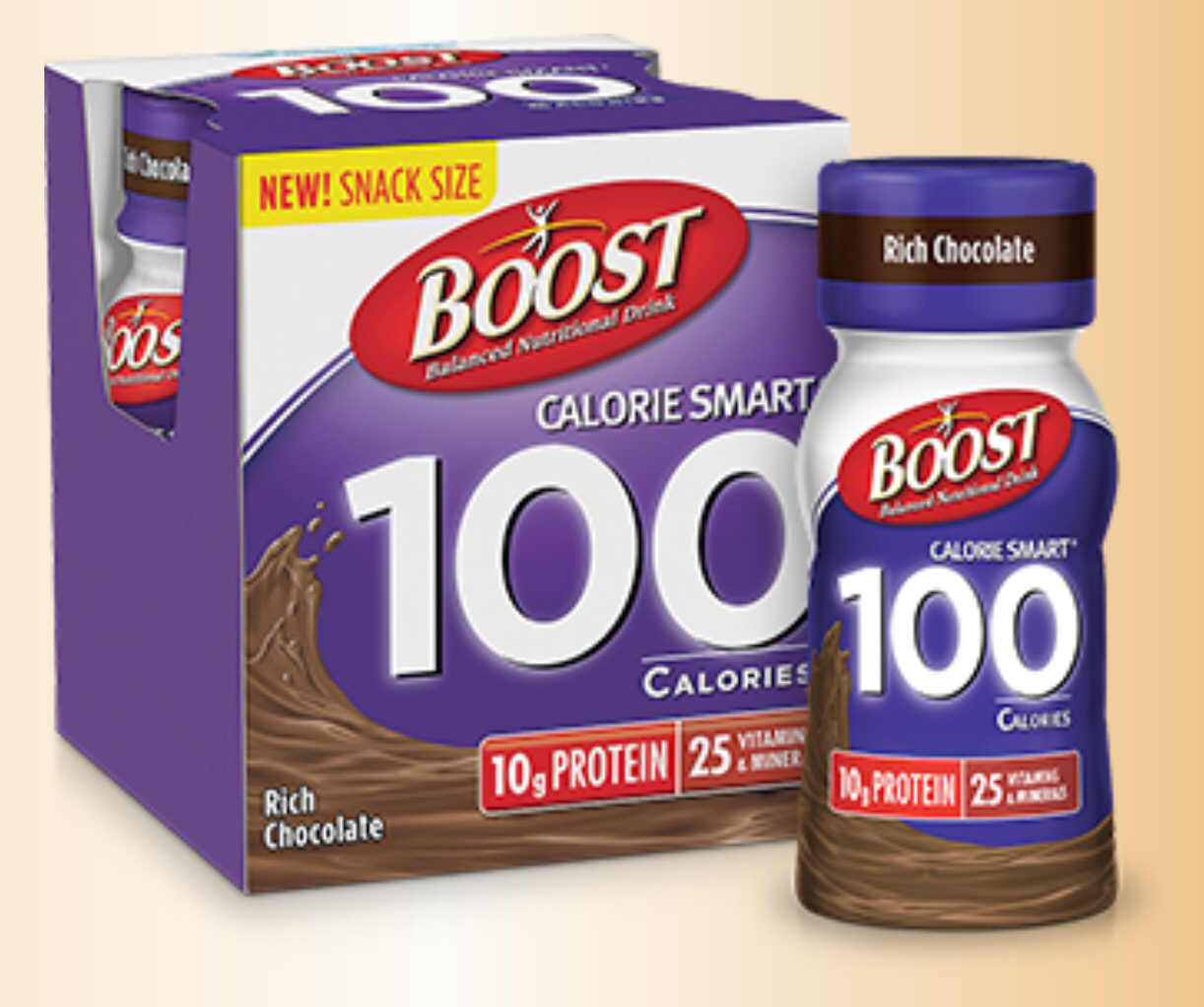 Get a FREE 4-Pack of Boost Calorie Smart 100 Calories Nutritional Drink!